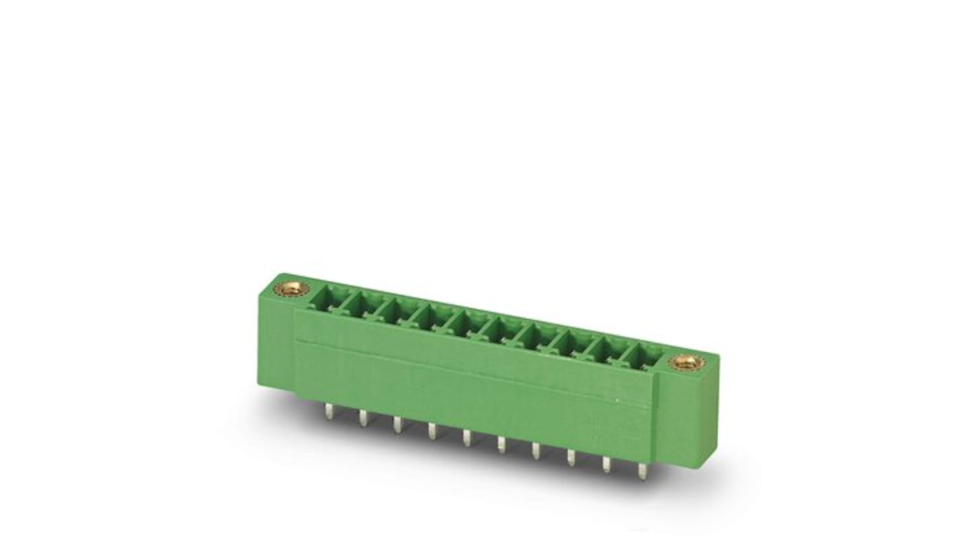 Phoenix Contact 3.81mm Pitch 5 Way Pluggable Terminal Block, Plug, Solder Mount, Pin Termination