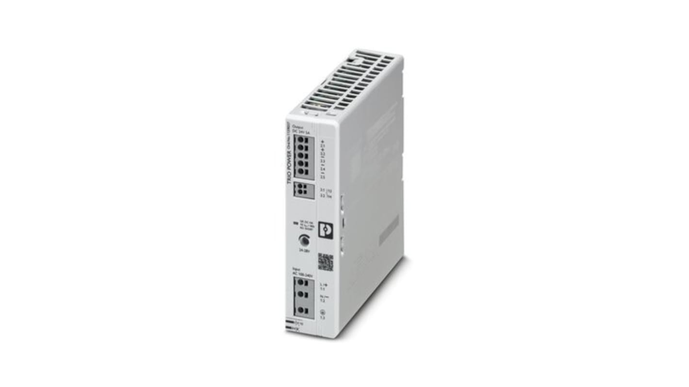 Phoenix Contact TRIO POWER Power Supply, 240V dc Input, 24V dc Output, 5A Output, 480W