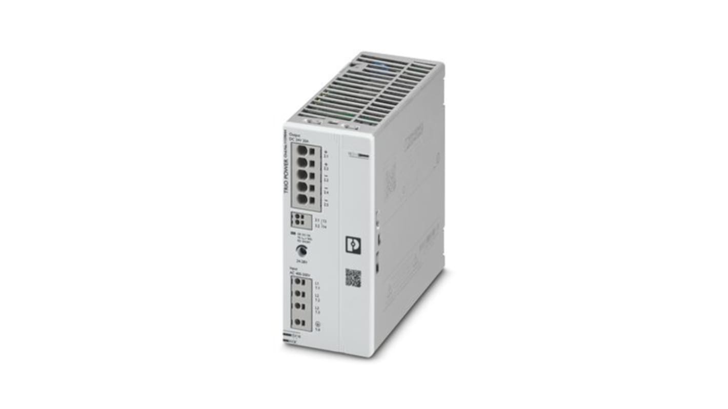 Phoenix Contact TRIO POWER Power Supply, 400V dc Input, 24V dc Output, 20A Output, 480W