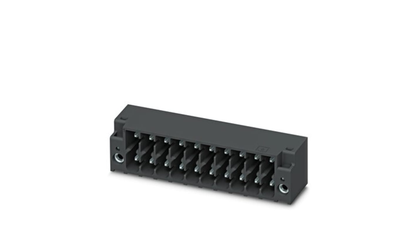 Conector macho para PCB Phoenix Contact serie 5-LR P20THR, 5/ 4-G1F-3, DMC 1 de 8 vías, 2 filas, paso 3.5mm, Montaje