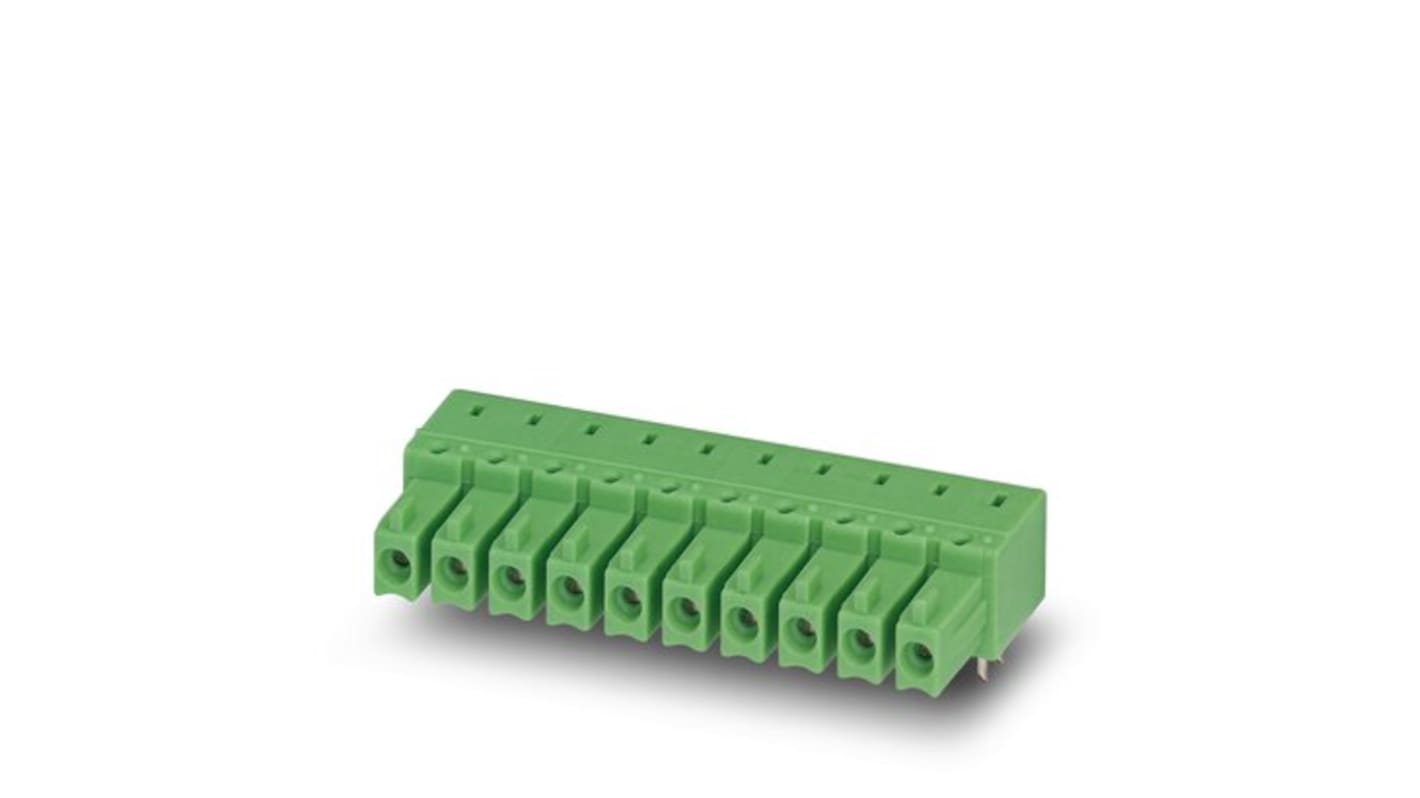 Conector macho para PCB Phoenix Contact serie 5/ 3-G-3, 81, IMC 1 de 3 vías, 1 fila, paso 3.81mm, Montaje por soldadura