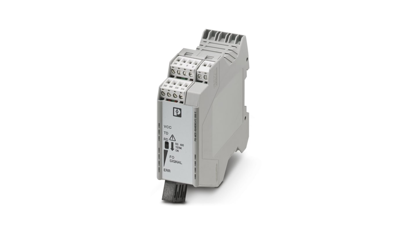 Phoenix Contact Media Converter, Multi Mode, 12Mbit/s, Half/Full Duplex 45km