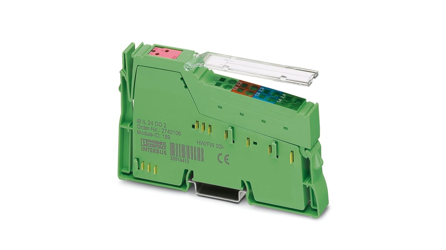 Phoenix Contact IB IL 24 DO 2-2A-PAC Series Digital I/O Module, Digital, Digital, 7.5 V dc