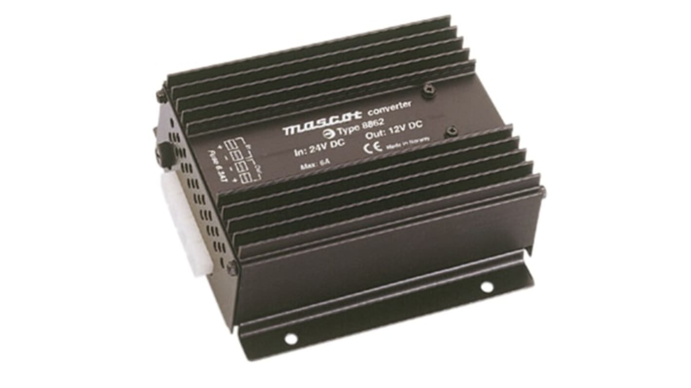 Convertidor dc-dc 81W, Salida 13.2V dc, 6A