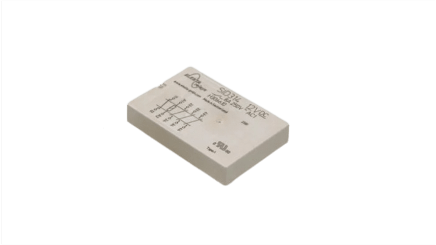 Force guided safety relay with two indep