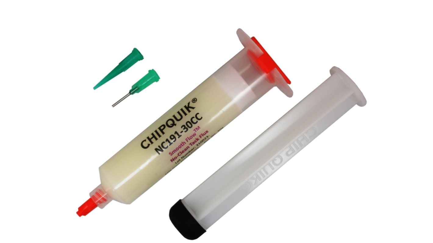 CHIPQUIK NC19130CC 30ml Lead Free Solder Flux Syringe RS