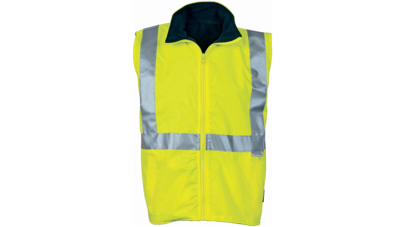 DNC Navy/Yellow Water Resistant Hi Vis Vest, XL