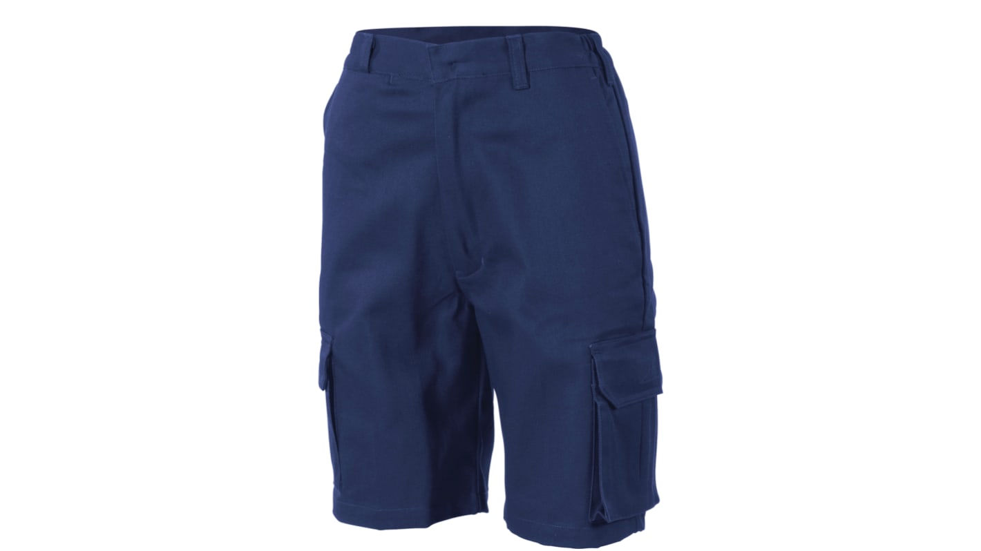 DNC Cargo Navy Cotton Blend Work shorts, 8