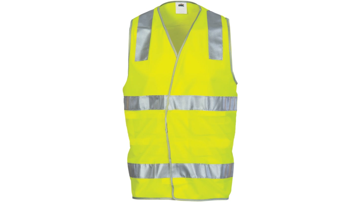 DNC Yellow Water Resistant Hi Vis Vest, 5XL