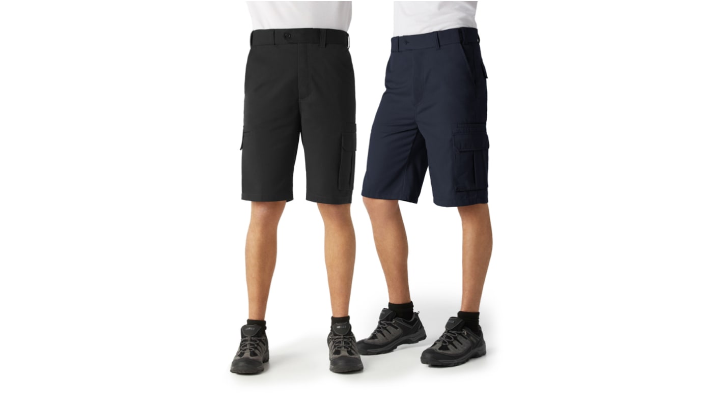 Biz Collection Detroit Navy Cotton Blend Work shorts