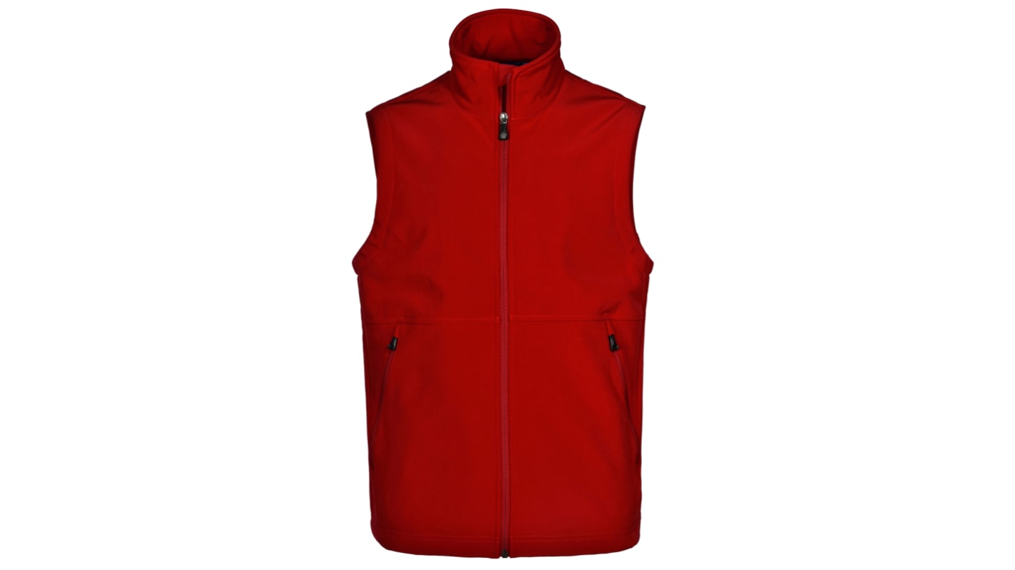 The Uniform Place Red Water Resistant Hi Vis Vest, S