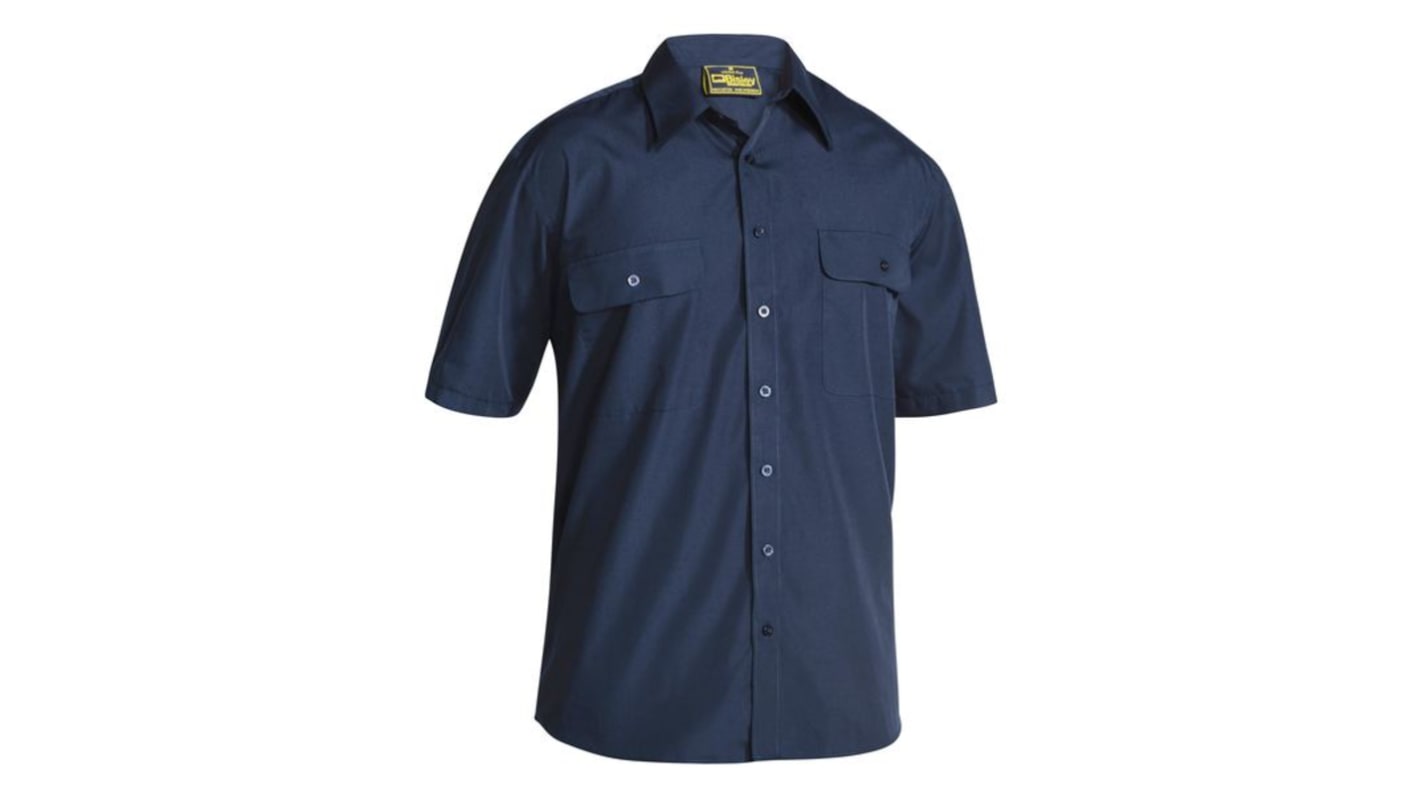 Bisley MEN'S SHORT SLEEVE SHIRT BLUE