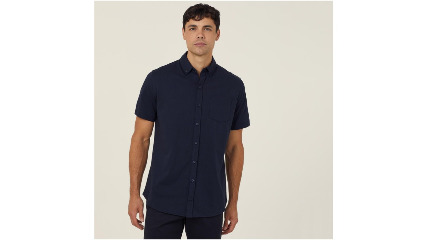 100% cotton short sleeve shirt - Blue -