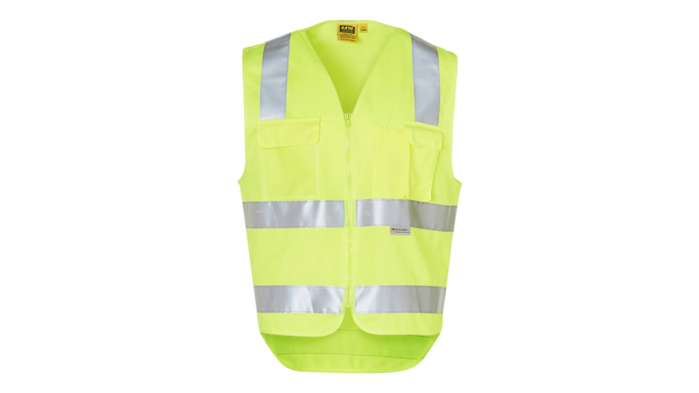 The Uniform Place Yellow Water Resistant Hi Vis Vest, XL