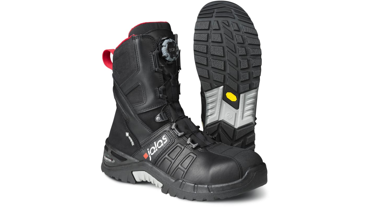 Ejendals 9998 Black ESD Safe Aluminium Toe Capped Unisex Safety Boots, UK 6, EU 39