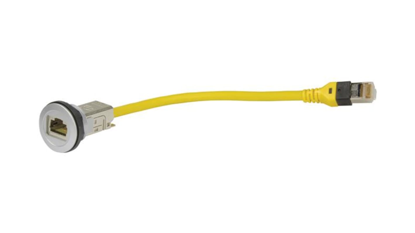 Adapter RJ45 Cat6 porty: 2 Złącze RJ45 HARTING