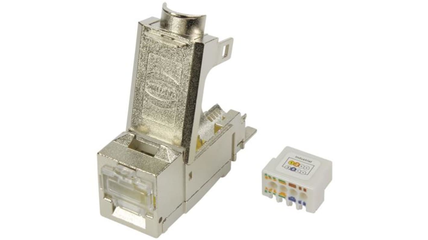 HARTING HARTING RJ Industrial Cat.6a Ethernet-Steckverbinder Buchse, 1-Port 1-polig Geschirmt, Kabelmontage