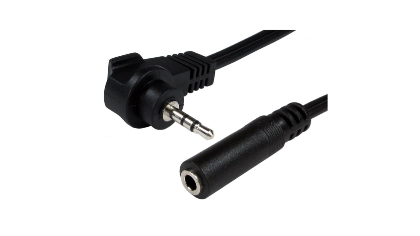 RS PRO A/V Connector Adapter, Male 2.5 mm Stereo to Female 3.5 mm Stereo