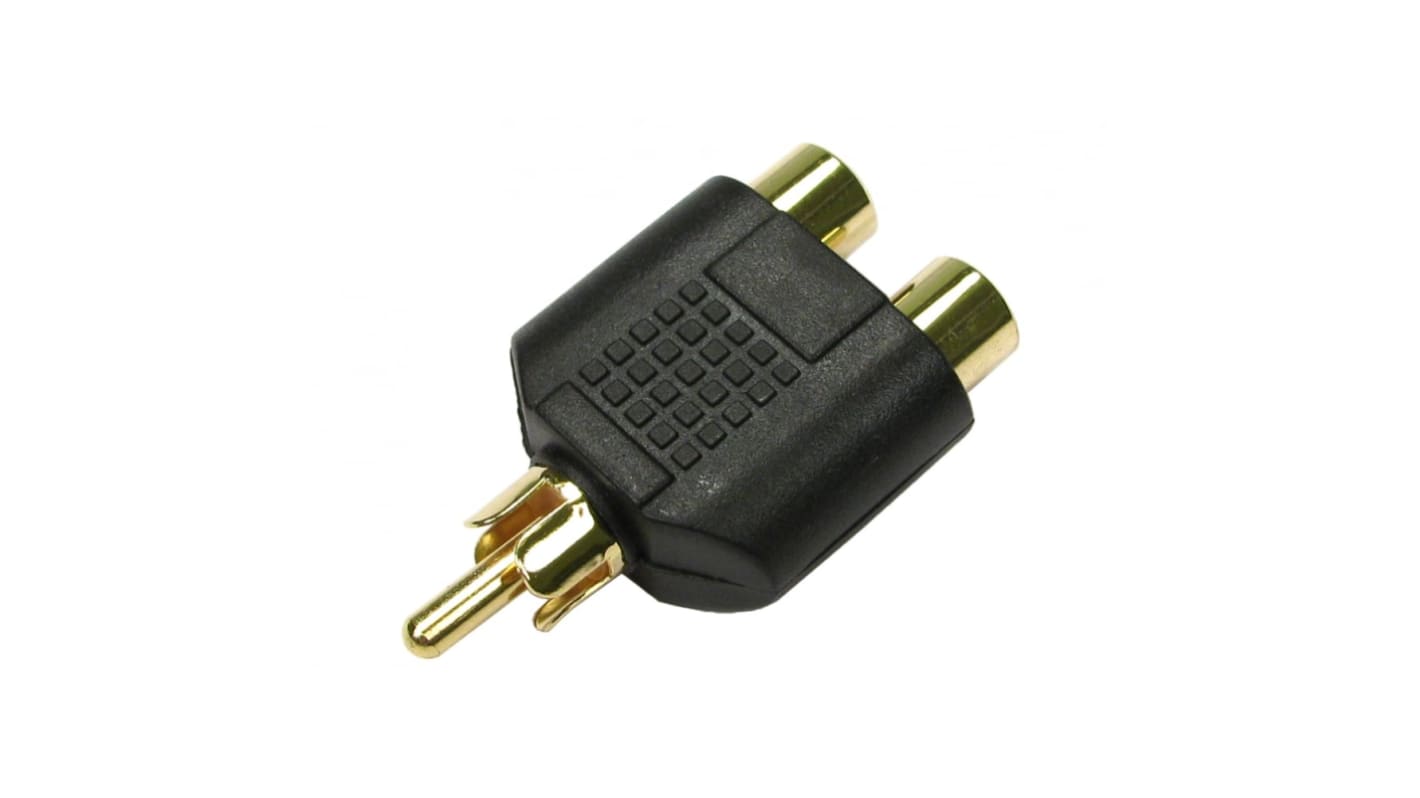 RS PRO A/V Connector Adapter, Male RCA to Female RCA