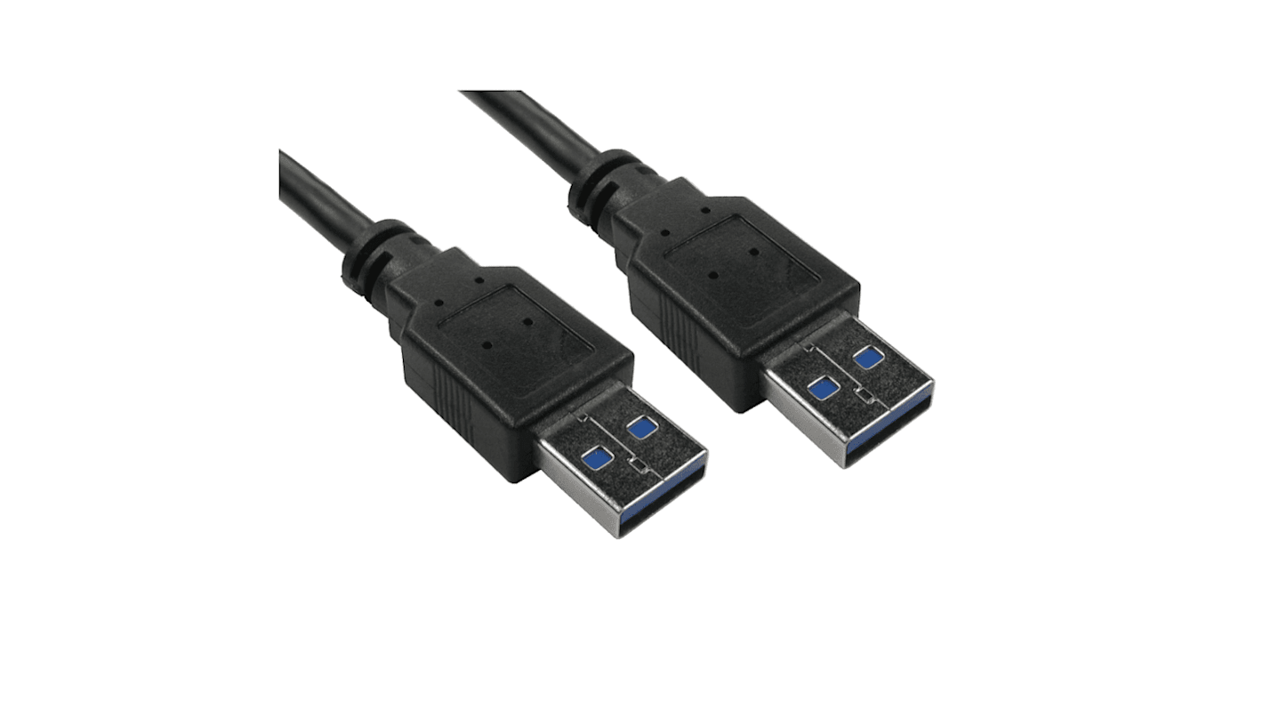RS PRO USB 3.0 Cable, Male USB A to Male USB A USB Extension Cable, 5m