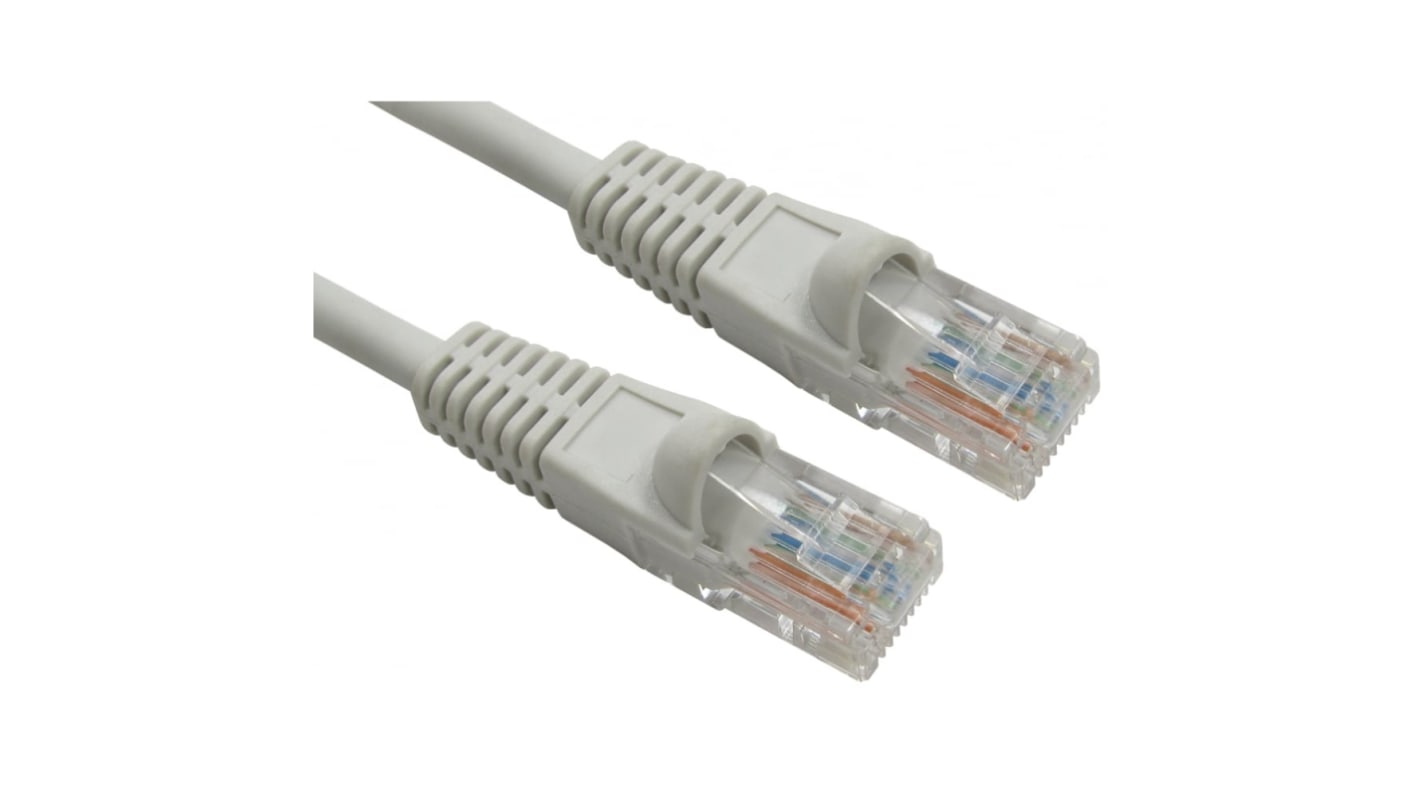 RS PRO Cat6 Straight Male RJ45 to Straight Male RJ45 Ethernet Cable, UTP, Grey LSZH Sheath, 500mm