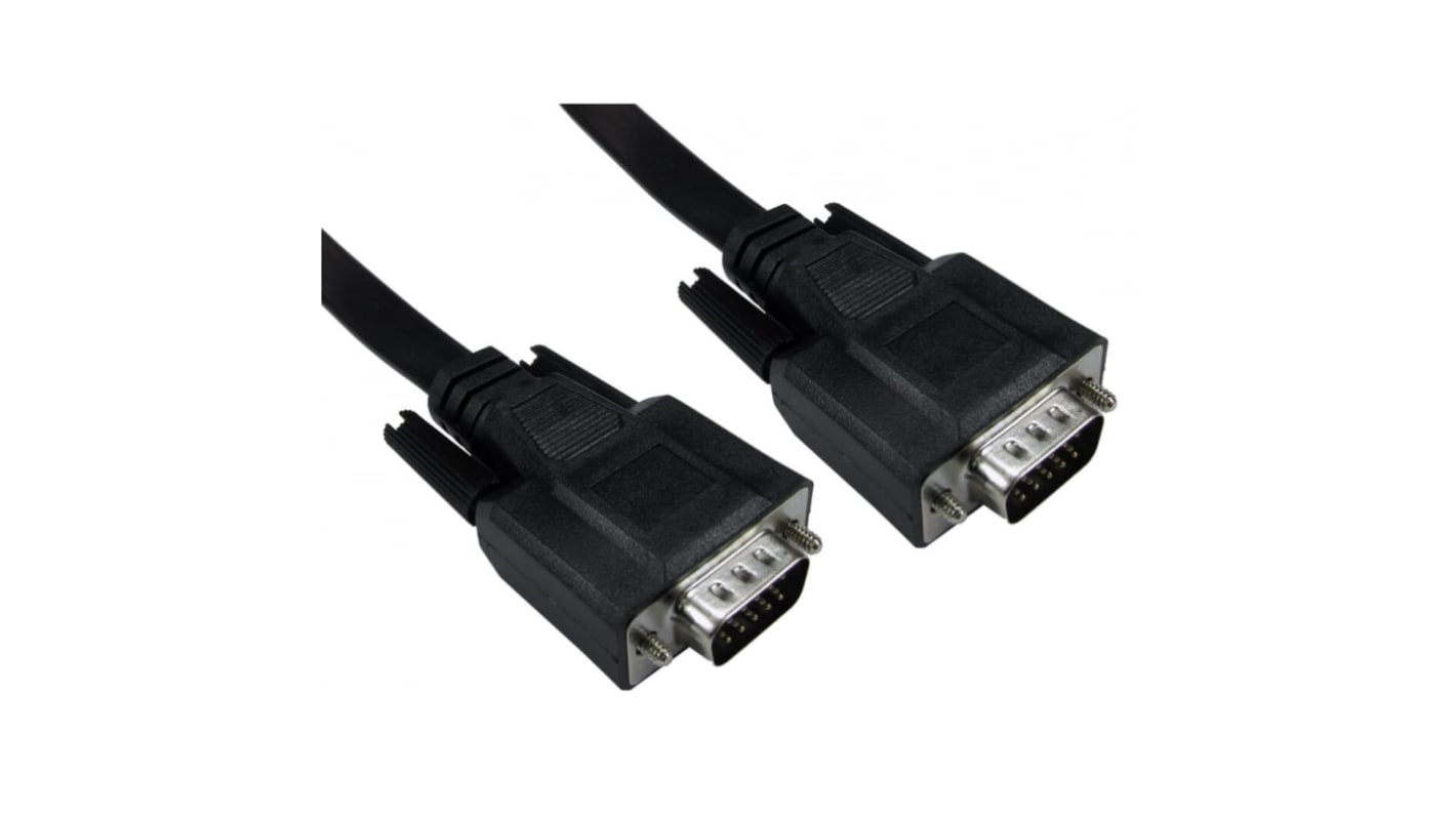 1m SVGA Male to Male Cable - Flat