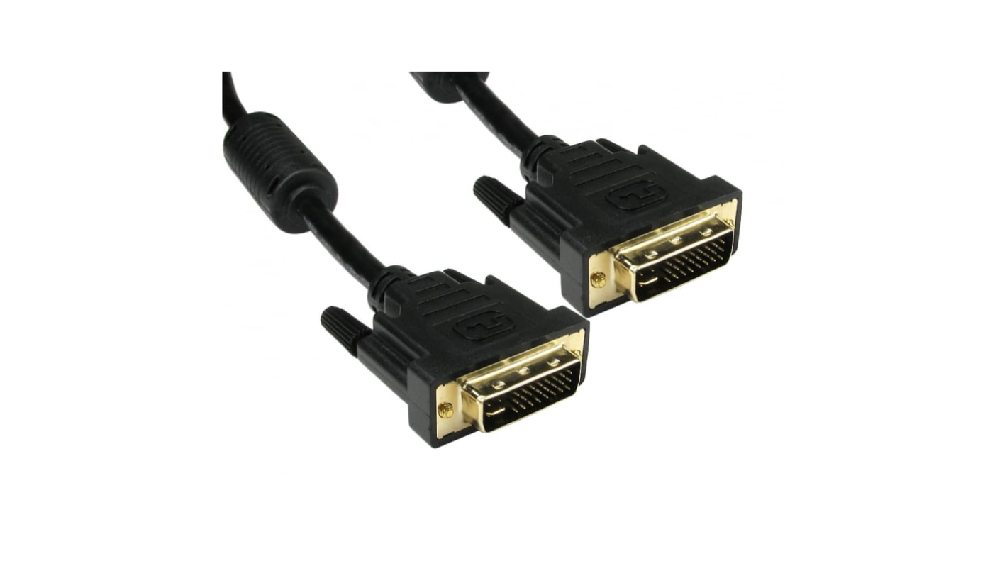 RS PRO, Male DVI-I Dual Link to Male DVI-I Dual Link  Cable, 3m