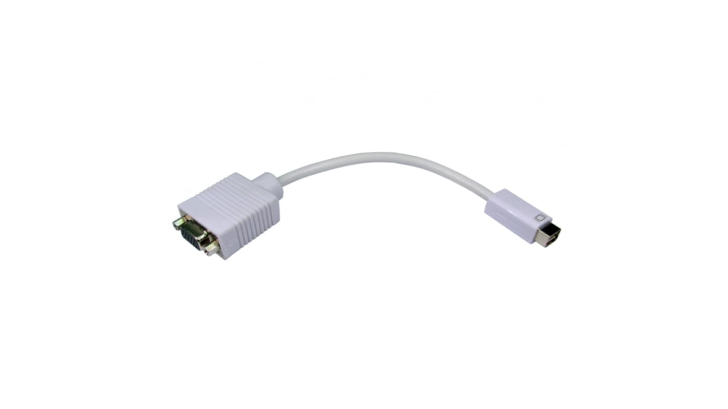 RS PRO A/V Connector Adapter, Male Mini DVI to Female VGA