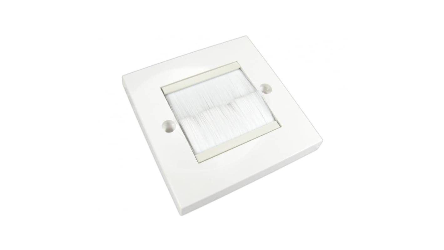 RS PRO 1 Way Brush Network Faceplates