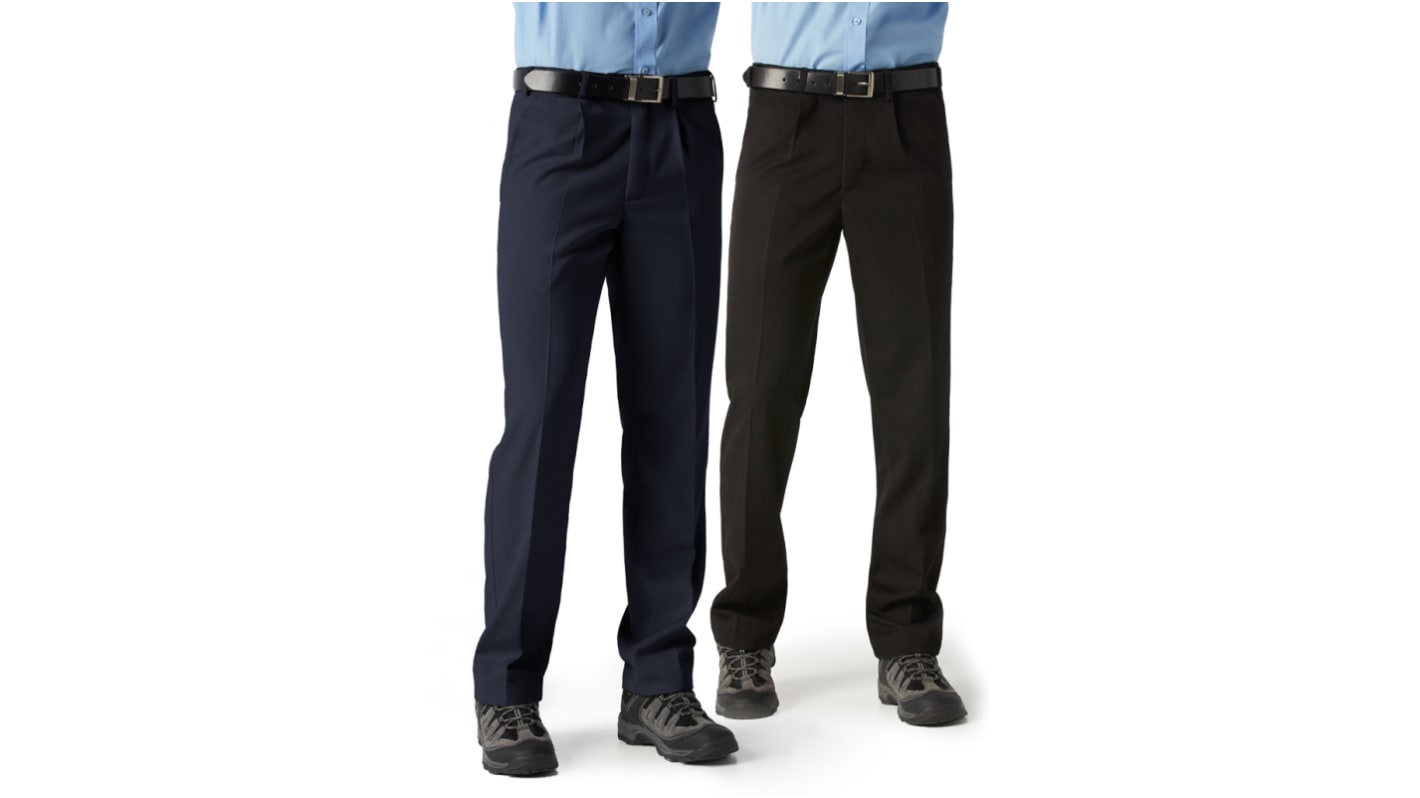 Biz Collection Detroit Navy Men's Cotton Blend Trousers