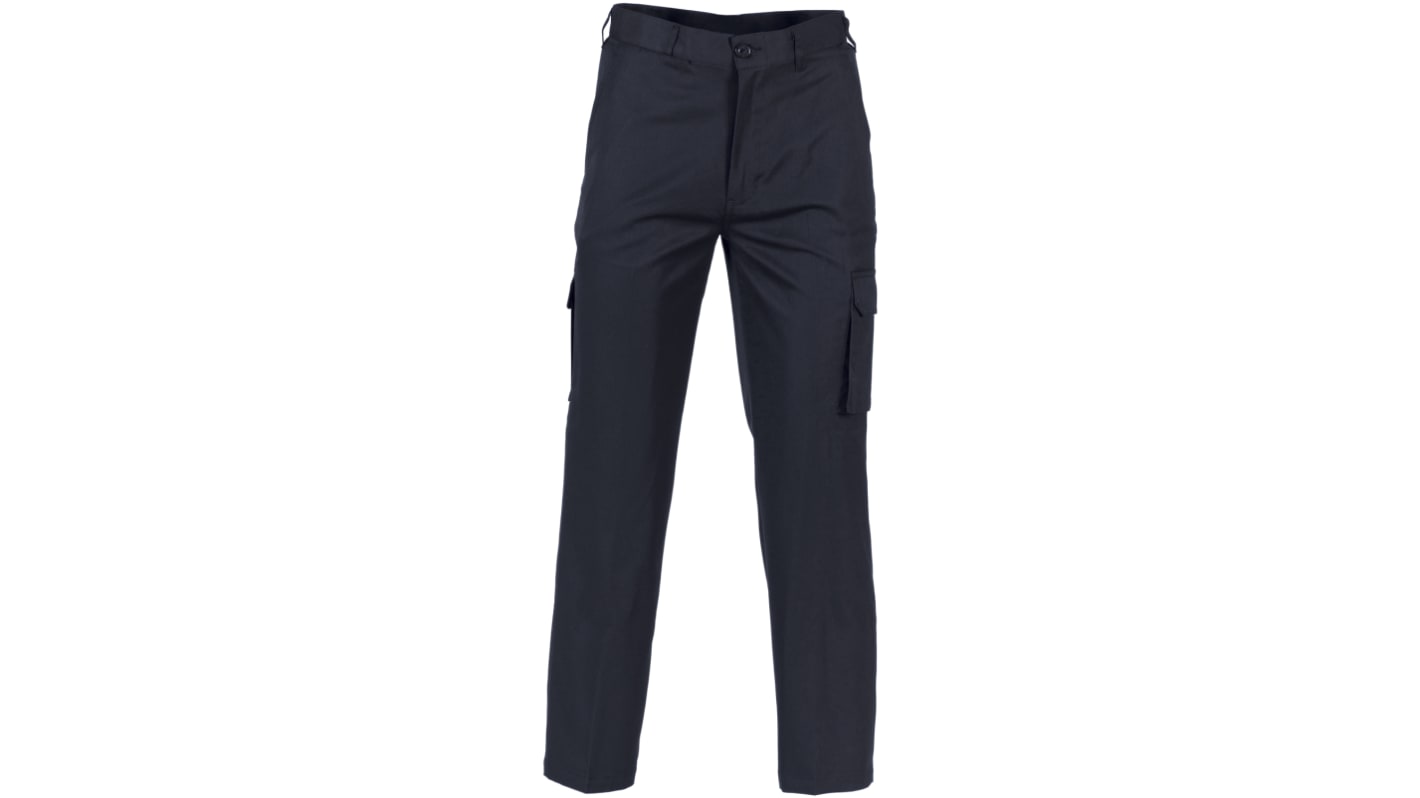 DNC Navy Men's Cotton Blend Trousers