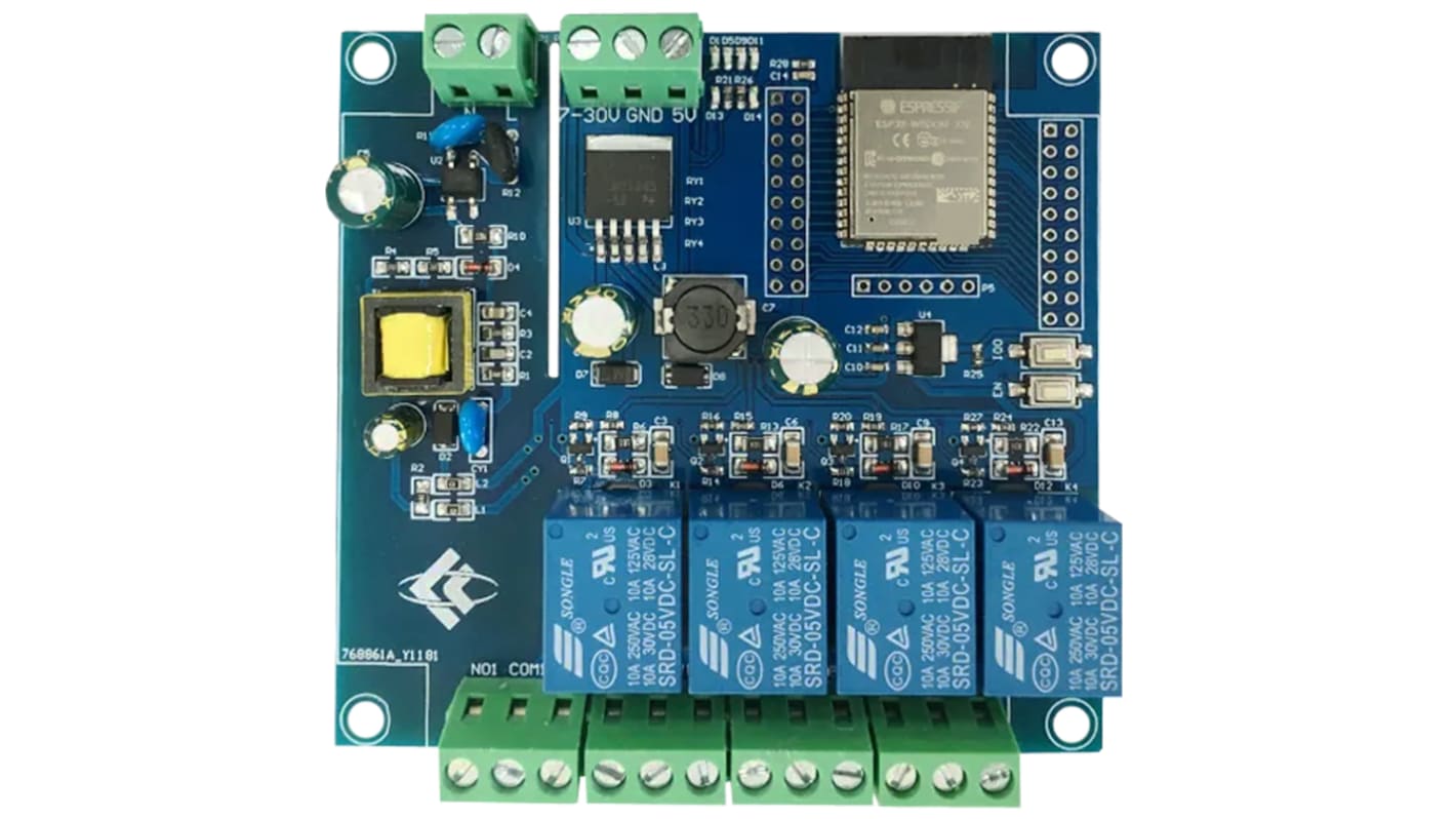 Seeit ESP32-RELAY04 Relay Control Card Module for Arduino, Raspberry Pi ESP32-RELAY04