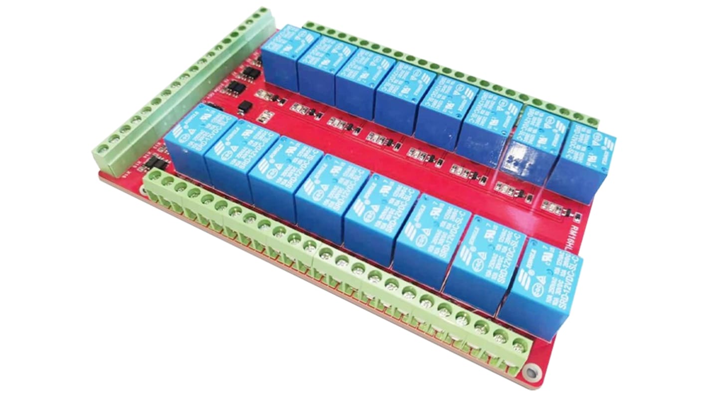 Seeit HLE-RELAY16-5V Relay Control Card Module for Arduino, AVR, PIC, Raspberry Pi, TTL HLE-RELAY16-5V