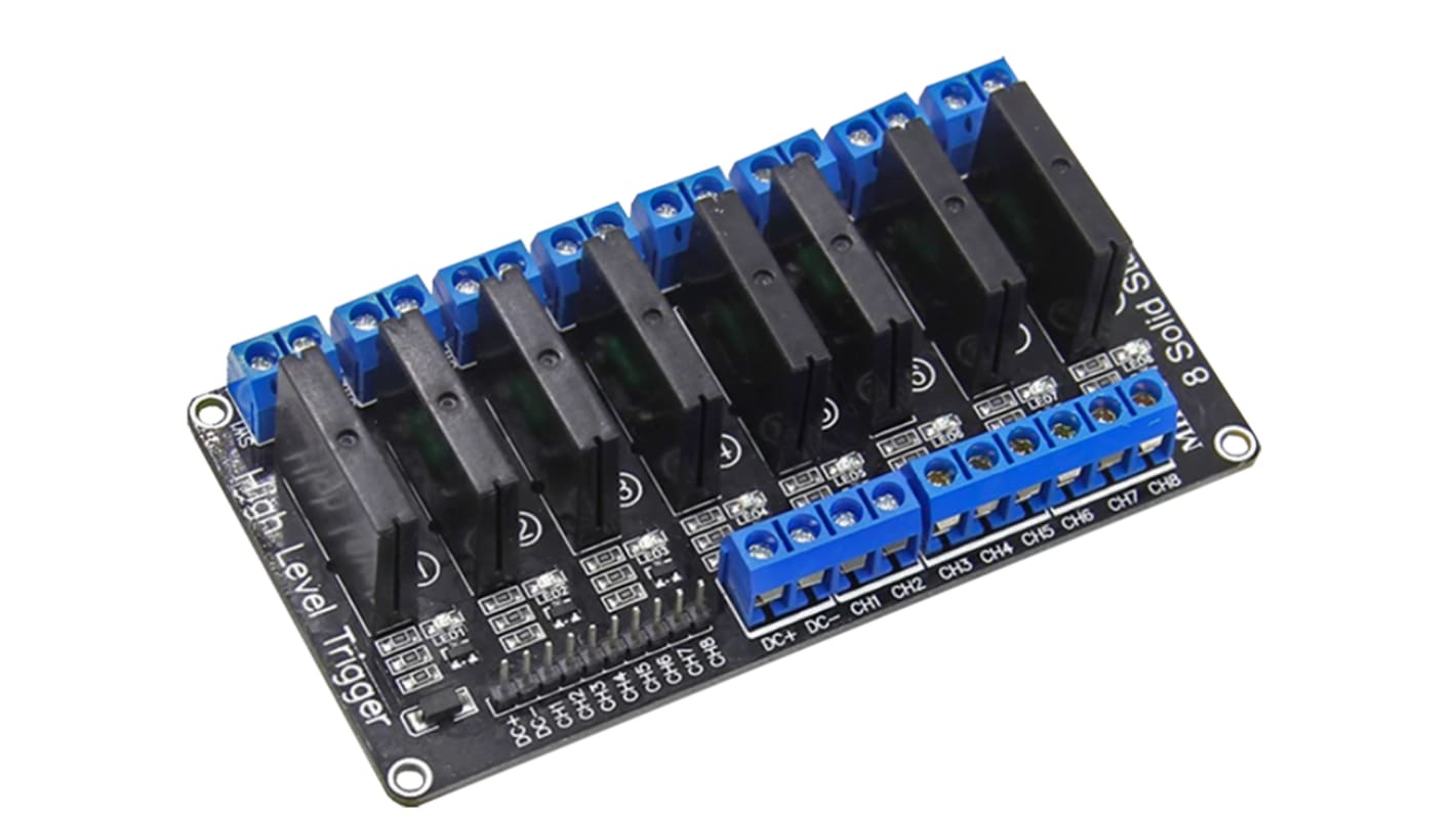 Seeit SSR-RELAY08-HL Relay Control Card Module for Arduino, AVR, PIC, Raspberry Pi, TTL SSR-RELAY08-HL