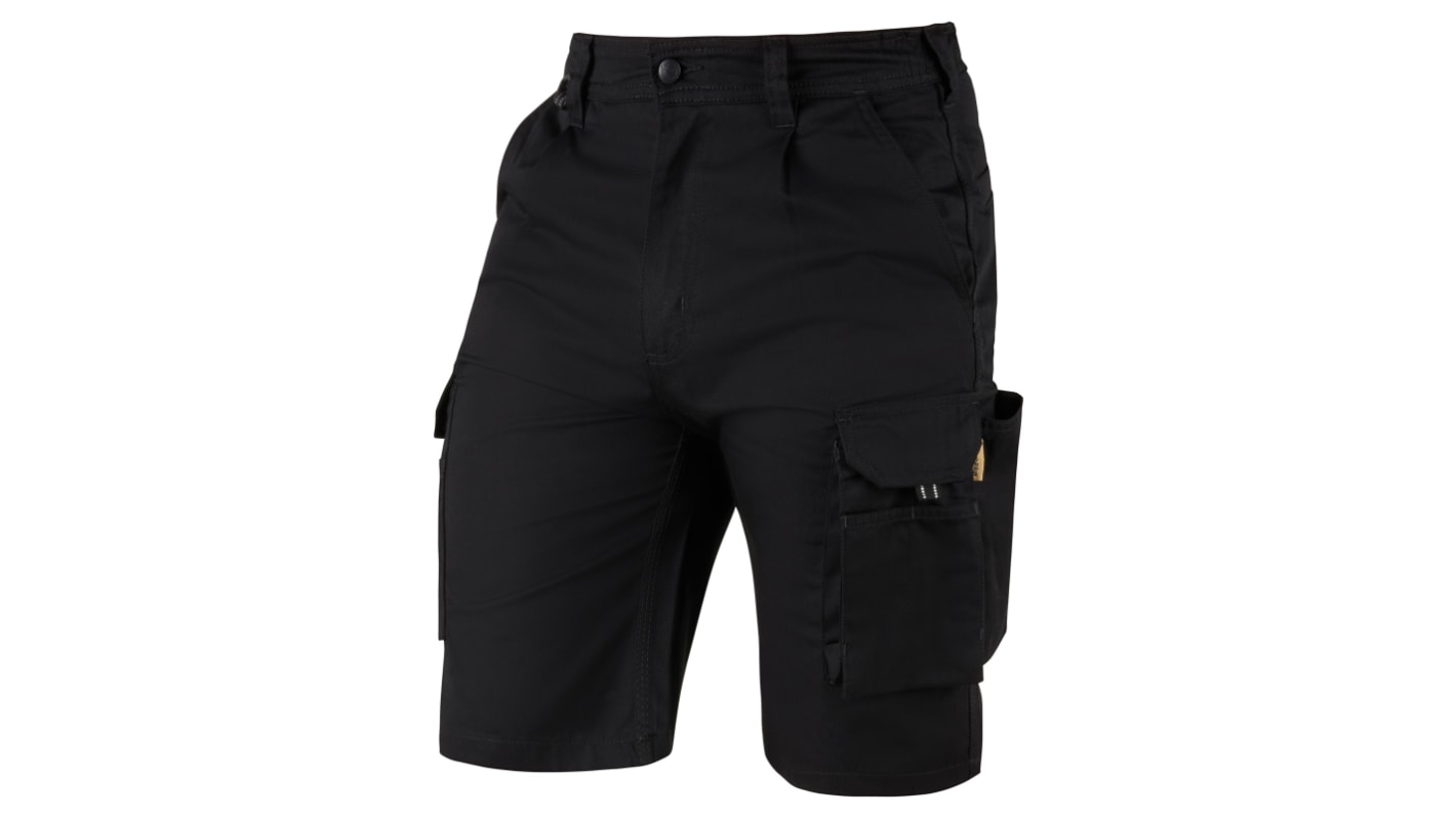 Orn 2000R, Herren Arbeitsshorts, 35 % Baumwolle, 65 % Polyester Schwarz, Größe 34Zoll