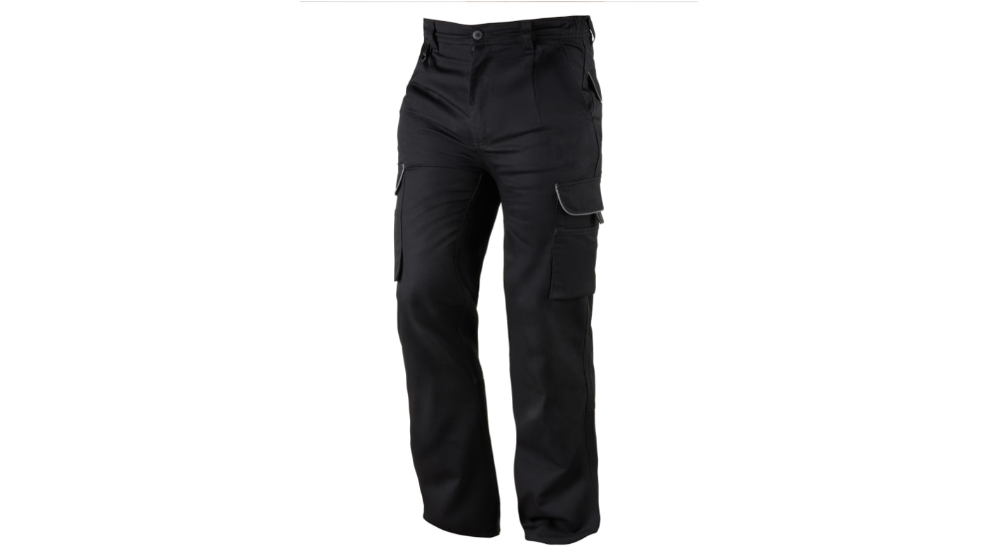 Orn 2300R Black Men's 20% Cotton, 40% Elastomultiester, 40% Recycled Polyester Durable, Stretchy Trousers 50in, 127cm