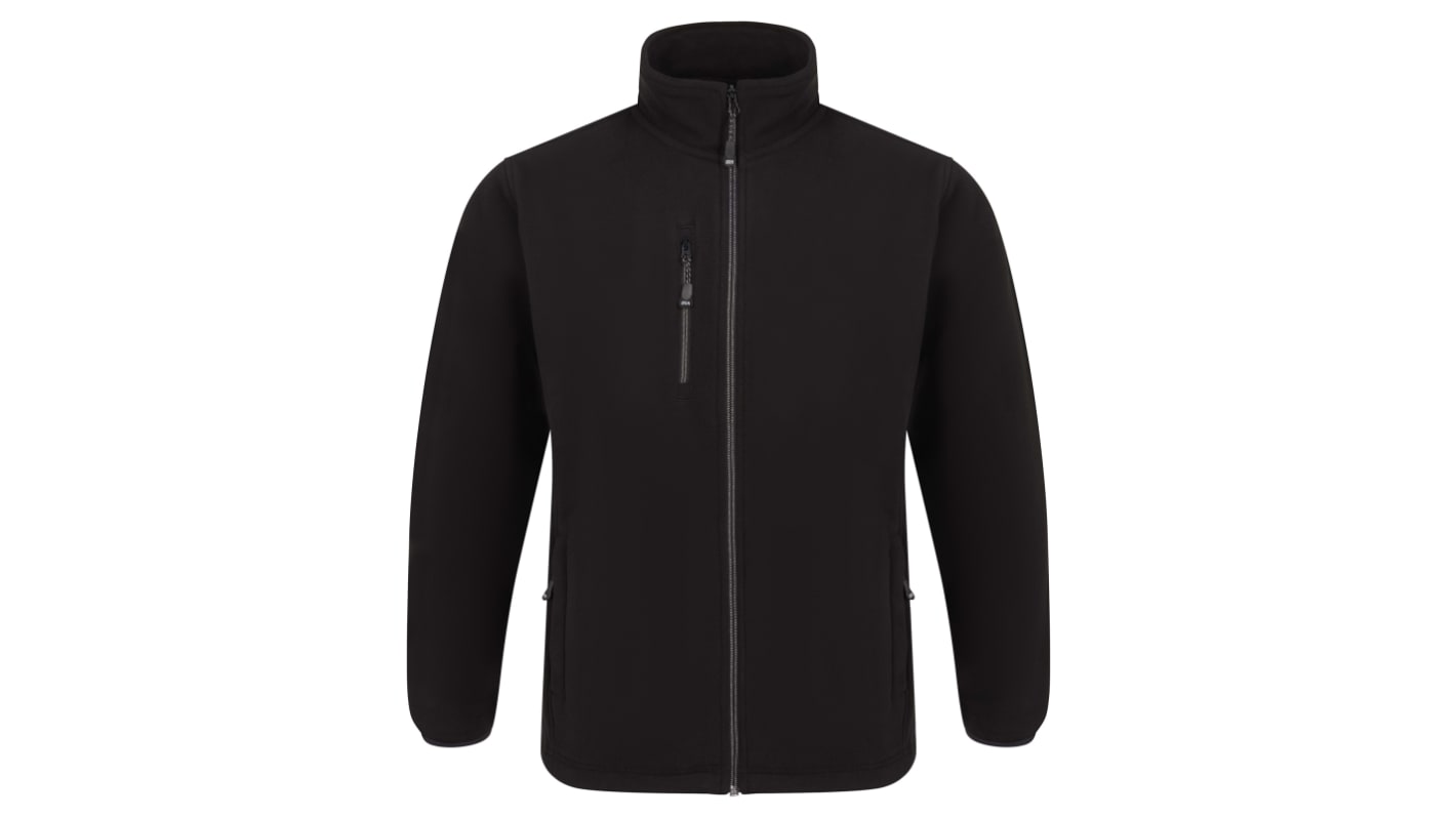 Orn 3100R Herren Fleecejacke, Recycelter Polyester Schwarz, Größe 3XL