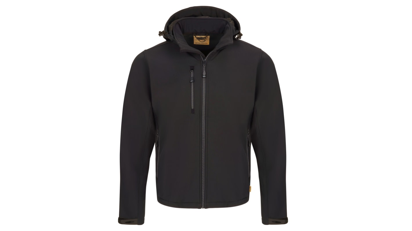 Orn 4100R Herren Softshell Jacke, wasserdicht Schwarz, Größe M