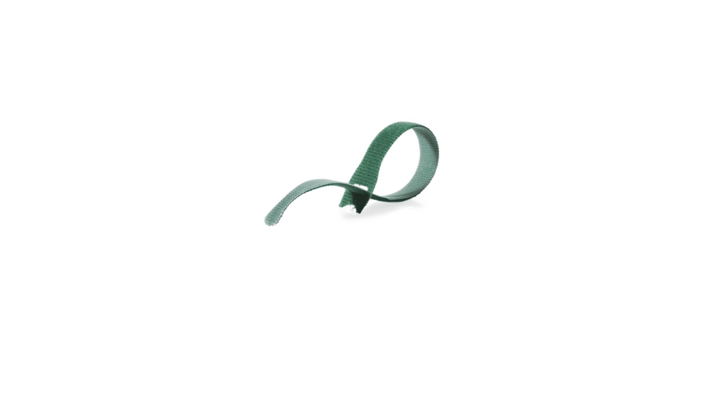 Self Engaging Green Reclosable Fastener, 20mm x 330mm