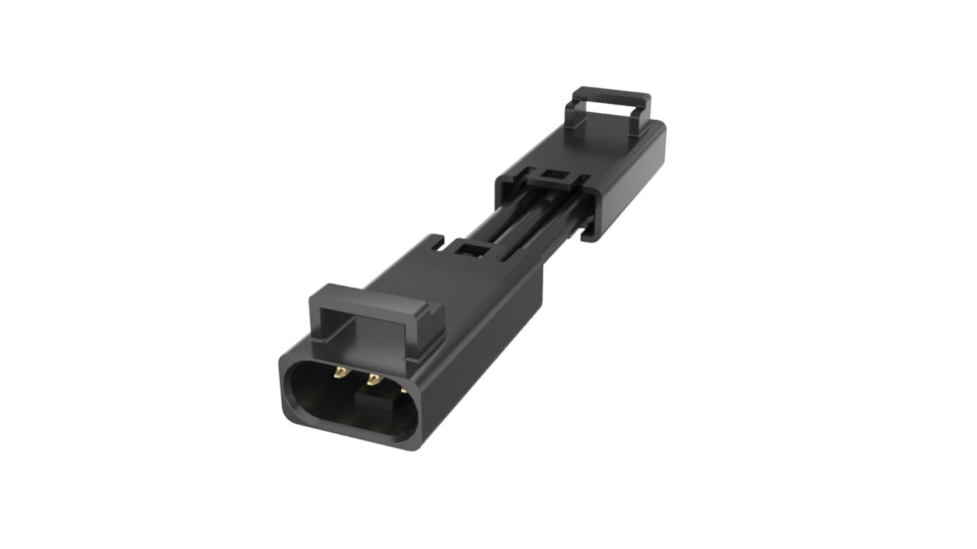 FLHR3C008 Series Straight PCB Socket, 3-Contact, 1-Row, 2.5mm Pitch, Socket Termination