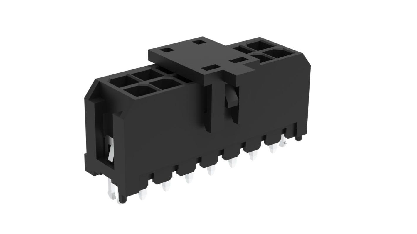 G88MP141020 Series Vertical Board Mount PCB Socket, 14-Contact, 2-Row, 3mm Pitch, Solder Termination