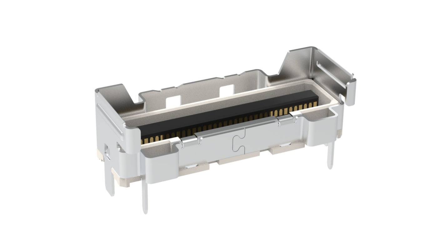 G991B332 Series Receptacle Edge Connector, PCB, 74-Contacts, 0.6mm Pitch, 1-Row