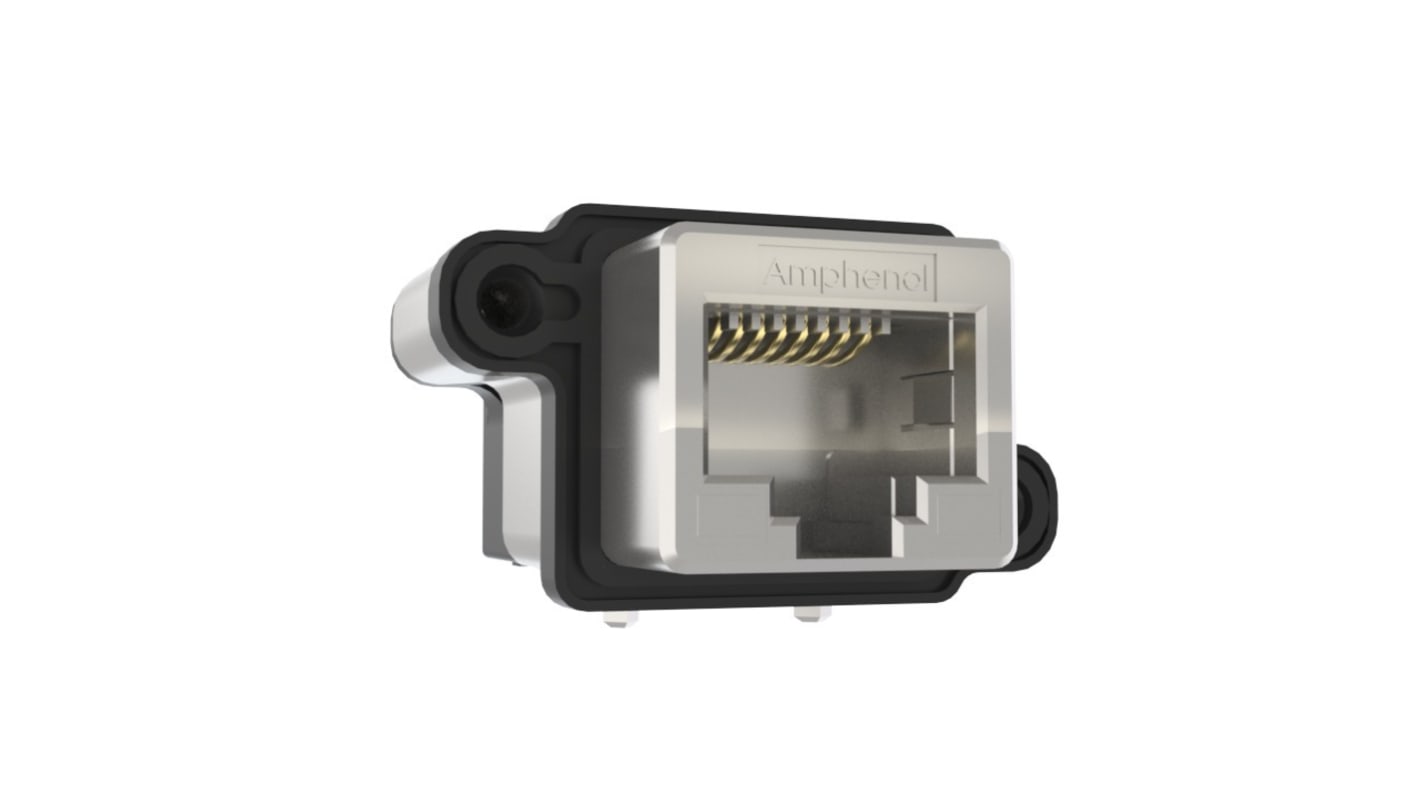 Conector Ethernet Cat6a Hembra serie MRJR5380, de 8 vías