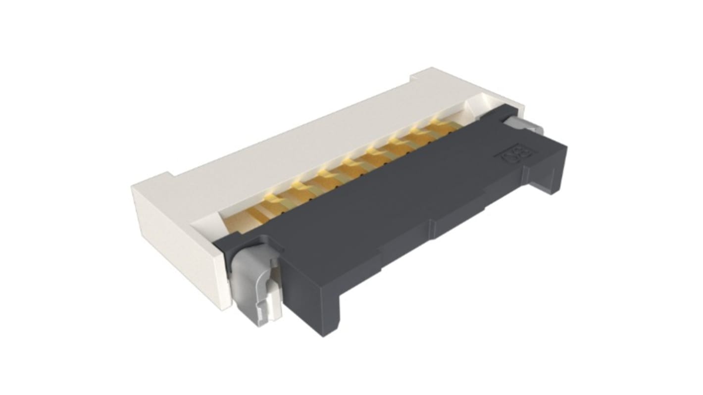 Conector FPC hembra Ángulo de 90° serie F33B de 8 vías, paso 0.5mm