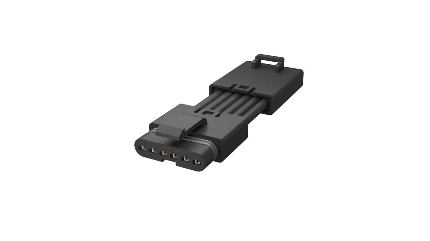 FLHM4C008 Series Straight PCB Socket, 4-Contact, 1-Row, 2.5mm Pitch, Poke-In Termination