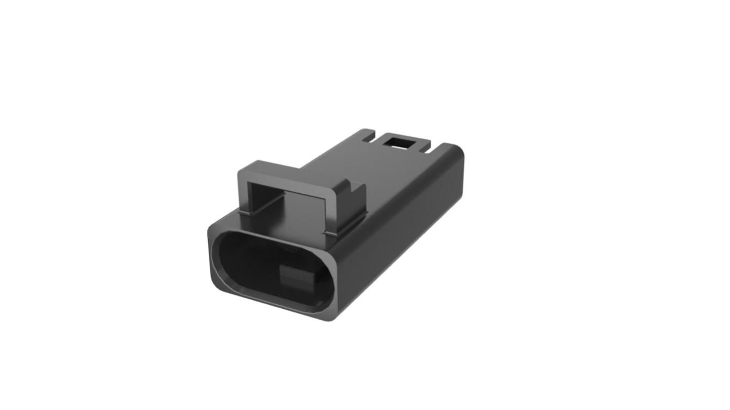 Conector hembra para PCB serie FLHP2100, de 2 vías en 1 fila, paso 2.5mm, Montaje con cable, para crimpar