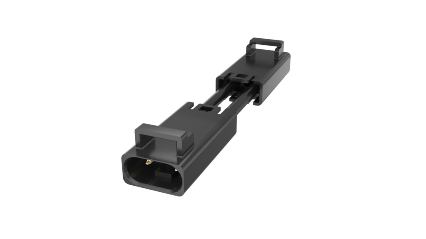 FLHP2P008A0 Series Straight PCB Socket, 2-Contact, 1-Row, 2.5mm Pitch, Socket Termination