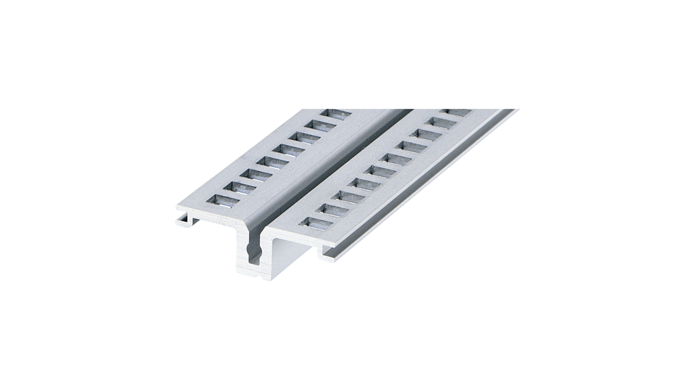 Carril nVent-SCHROFF serie 34561 de Aluminio, para usar con CompactPCI En El Área De Trasera I/0, 1 unidad x M4