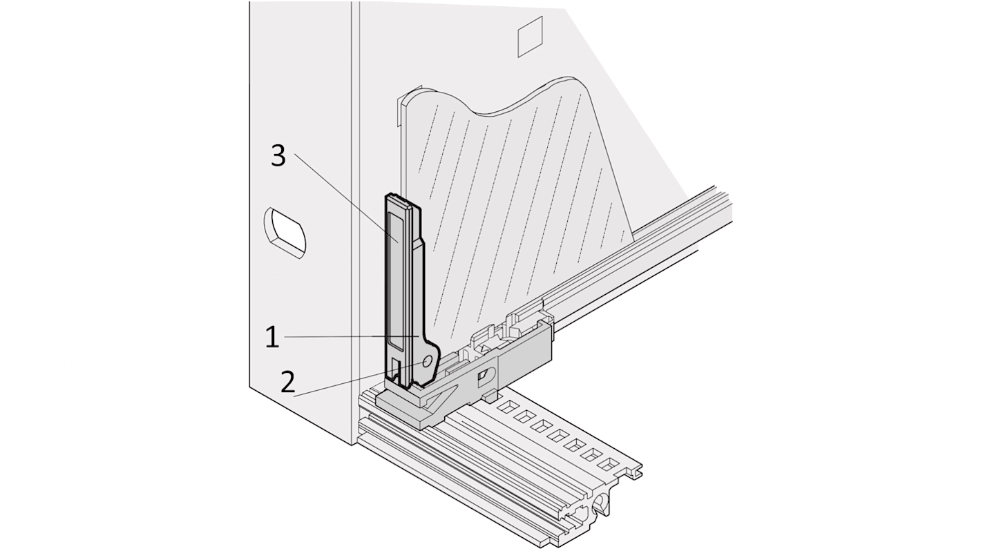 Kit de montaje nVent-SCHROFF serie 60817, 10 unidades x M4