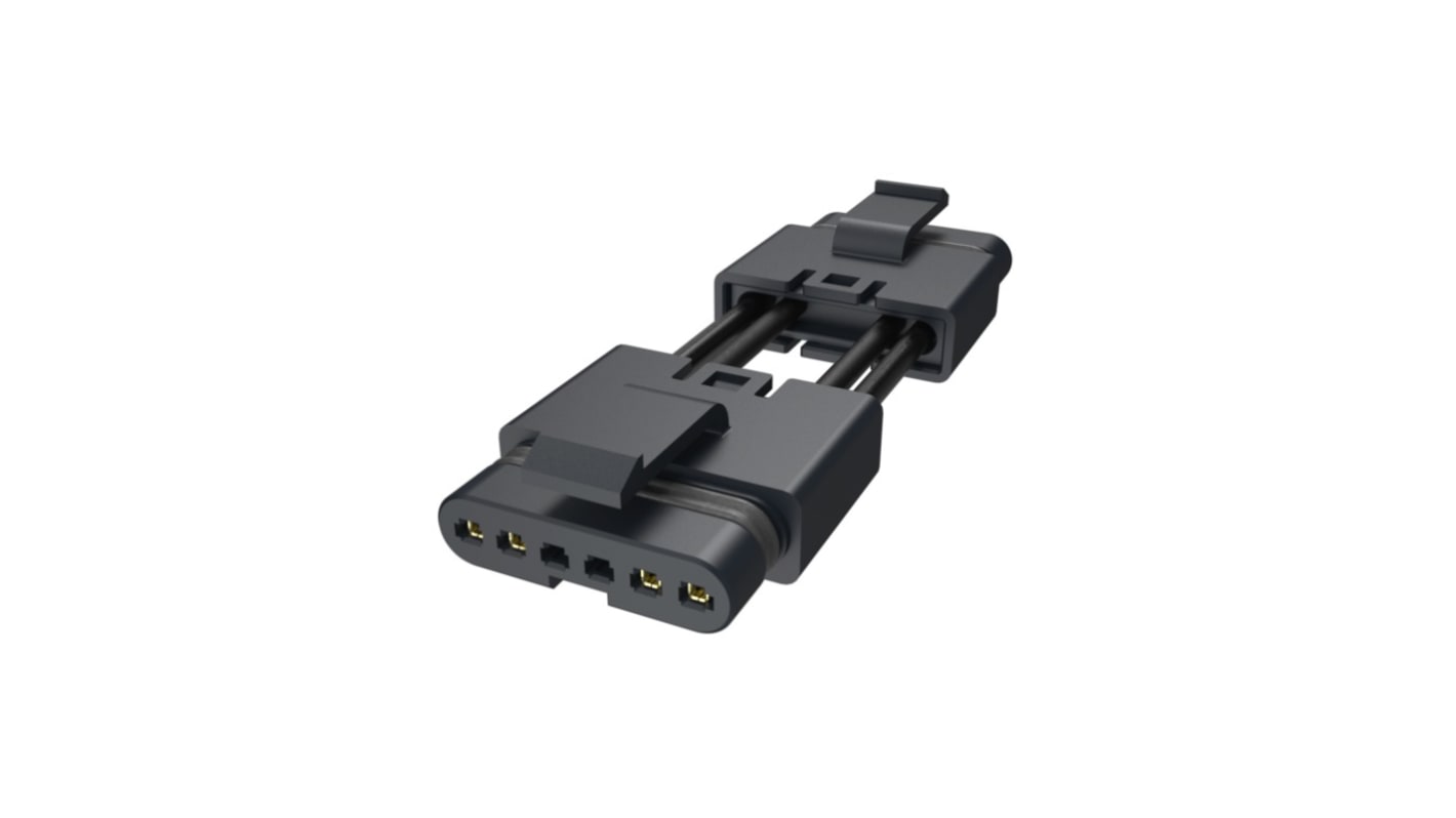 FLHT4P008 Series Straight PCB Socket, 4-Contact, 1-Row, 2.5mm Pitch, Poke-In Termination